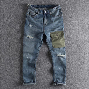 Quần jean bụi rách Retro_tactical_dã ngoại
