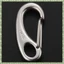 2 Chiếc Thuyền Biển Thép Không Gỉ Hình Trứng Lò Xo Kẹp Móc Kẹp Nhanh Carabiner Khóa Ngoài Trời