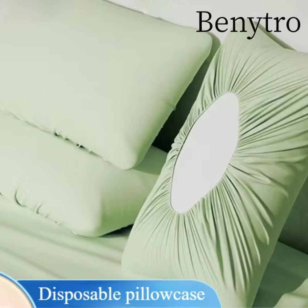Bộ 2 Vỏ Gối Dùng Một Lần BENYTRO, Vỏ Gối Chống Bụi Bẩn Không Dệt, Salon Làm Đẹp Đa Năng Di Động Vỏ Gối Dùng Một Lần Dày Khách Sạn