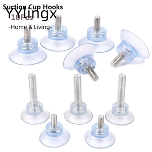 YYlingx 10 Nút Hít Chân Không Trong Suốt Cho Nhà Bếp