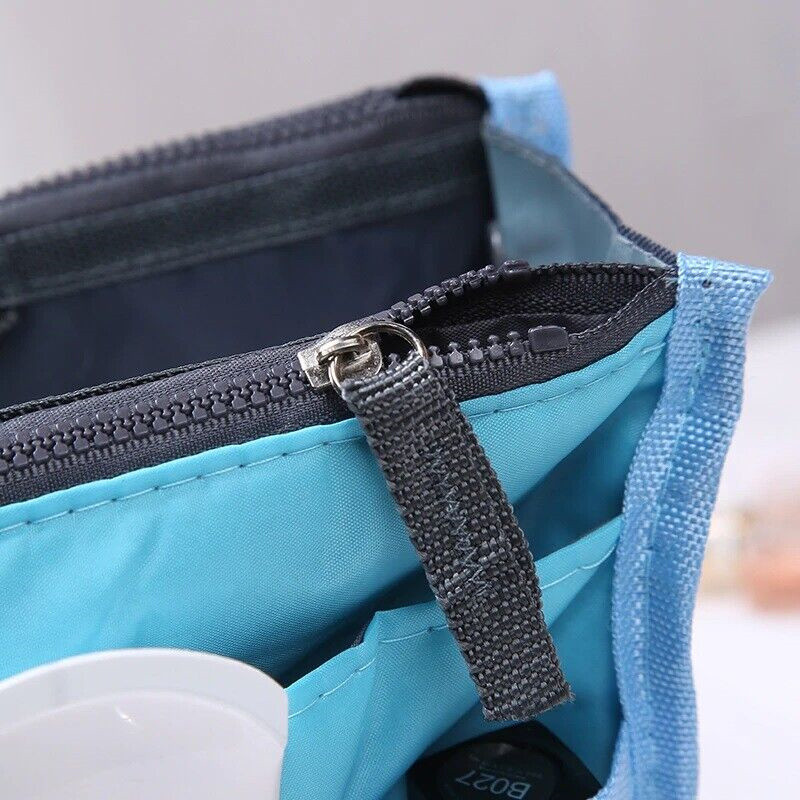 Dung Tích Lớn Nylon Du Lịch Túi Đựng Mỹ Phẩm Dây Kéo Túi Tổ Chức Để Bàn ...