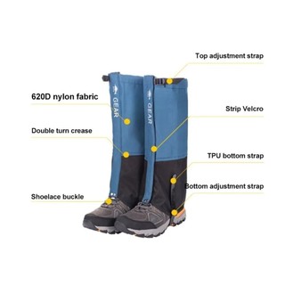 YONDR Leg Gaiter, Chân Che Ấm Chân Chống Thấm Nước, Thể Thao An Toàn Nylon Chống Gió Tuyết Kneepad Legging Giày Du Lịch Ngoài Trời