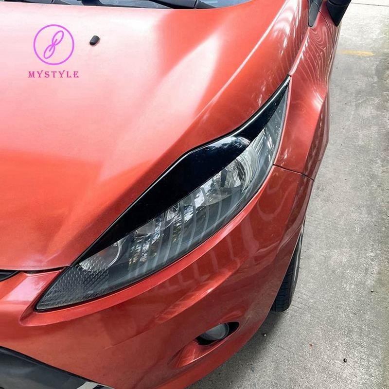 [Giảm Giá] Dành Cho Xe Ford Fiesta MK6 2008-2012 Đèn Pha Phía Trước Nắp Đầu Đèn Lông Mày Viền