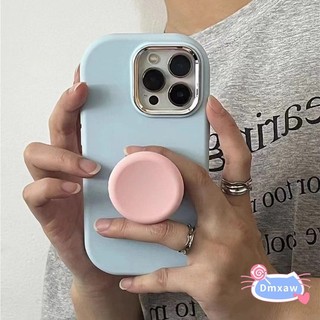 Dành Cho Samsung Galaxy A14 A23 A33 A32 4G A50 A50S A30S A51 4G A71 4G A31 A21S A10S M01S A30 A20 ins Phong Cách Macaron Màu Ốp Lưng Điện Thoại Có Chân Đế Full Cover Bảo Vệ Camera