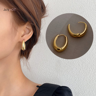 Julyhot 1 Cặp Bông Tai Vòng Nhỏ Phong Cách Cổ Điển Màu Vàng Đơn Giản Tinh Tế Bông Tai Hình Chữ U Cho Bé Gái Quà Tặng Phụ Kiện Trang Sức Đẹp Massivedeals