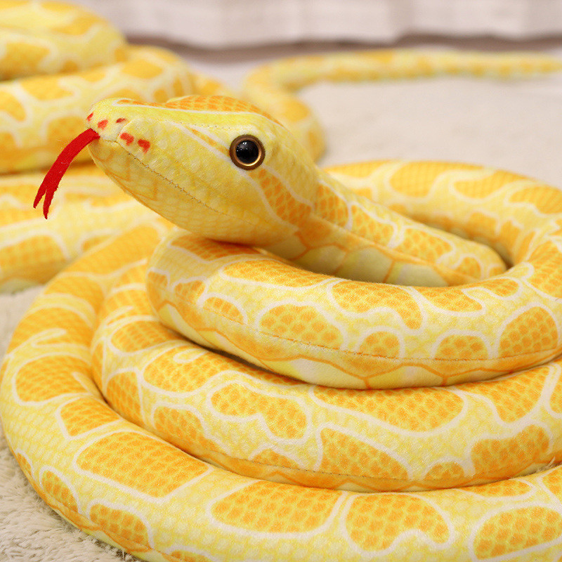 Búp Bê Rắn Python Sang Trọng Đồ Chơi Mô Phỏng Rắn Mềm Làm Đầy Động Vật Gối Rắn Dễ Thương Cho Trẻ Em Quà Tặng Sinh Nhật, Trang Trí Nhà Cửa, Quà Tặng Năm Mới