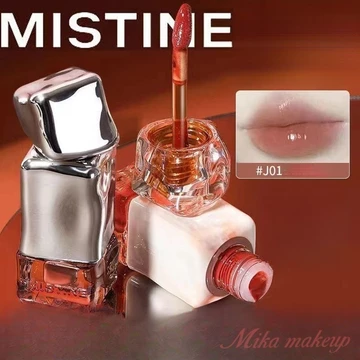 MISTIN Son môi thạch dán không trang điểm Son môi không phai màu, dưỡng ẩm và làm trắng