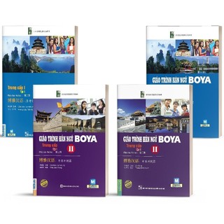 Sách - Combo Giáo trình Hán Ngữ Boya Trung Cấp 4 Quyển (Lẻ/Combo)