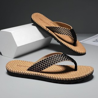 Dép Nam Mùa Hè Dép xỏ ngón Nam Dép Đi Ngoài Chống Trơn Trượt, Giày Đi Biển Sandal Thời Trang Thường Ngày
