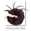 DELMER Tổng Hợp Scrunchies, Curly Chignon Dây Co Giãn Lộn Xộn Tóc Bun, Vintage Vô Hình Lông Tơ Giả Tóc Giả Miếng Tóc Nữ