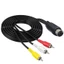 BTM S Video 10Pin Mini DIN đến 3RCA Độ bền cáp mở rộng Dễ sử dụng cho những người đam mê rạp hát tại nhà