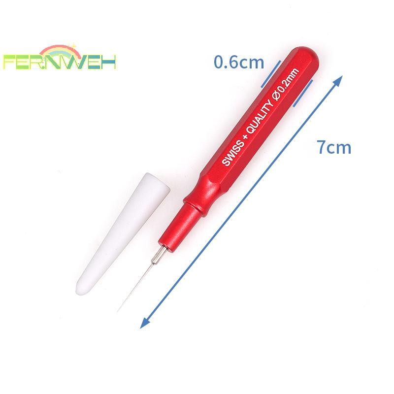 [Fernweh] Đồng hồ bôi trơn Oiler Tay cầm kim loại Bút Pin dầu Bộ phận chuyển động di động Bút dầu trỏ chính xác Công cụ bảo trì sửa chữa đồng hồ [MỚI]
