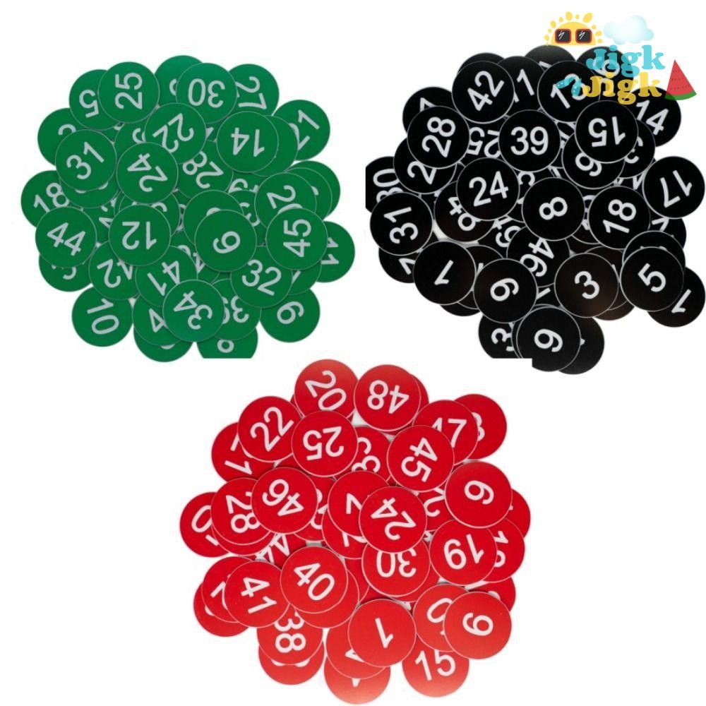 Jigk 50 CÁI Thẻ Số Nhựa, Số xếp hàng nhà hàng mỏng Flimsy, Nhựa Nhẹ Bền