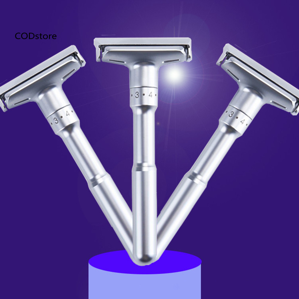 Máy cạo râu hai cạnh có thể điều chỉnh KDC Máy cạo râu bằng tay có 5 lưỡi dao