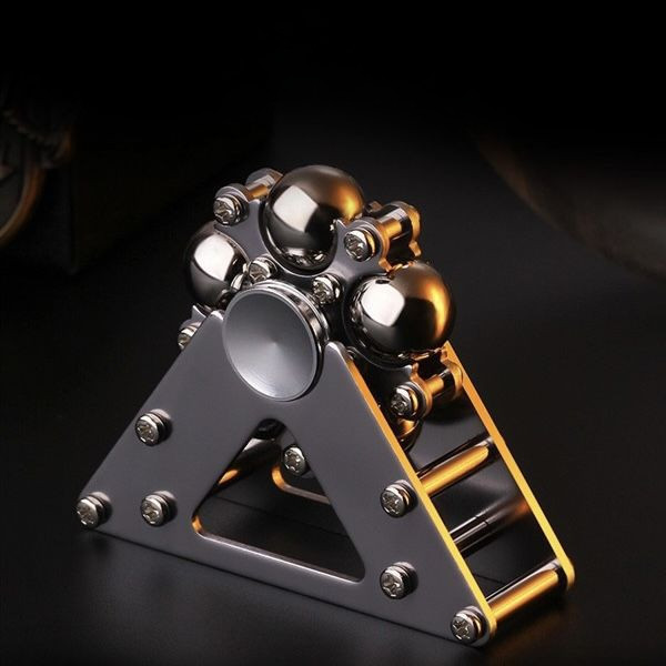 Bánh xe đu quay bằng thép không gỉ fidget spinner dành cho người lớn và trẻ em Đồ chơi giải nén EDC kéo dài ngón tay thông thường giải nén