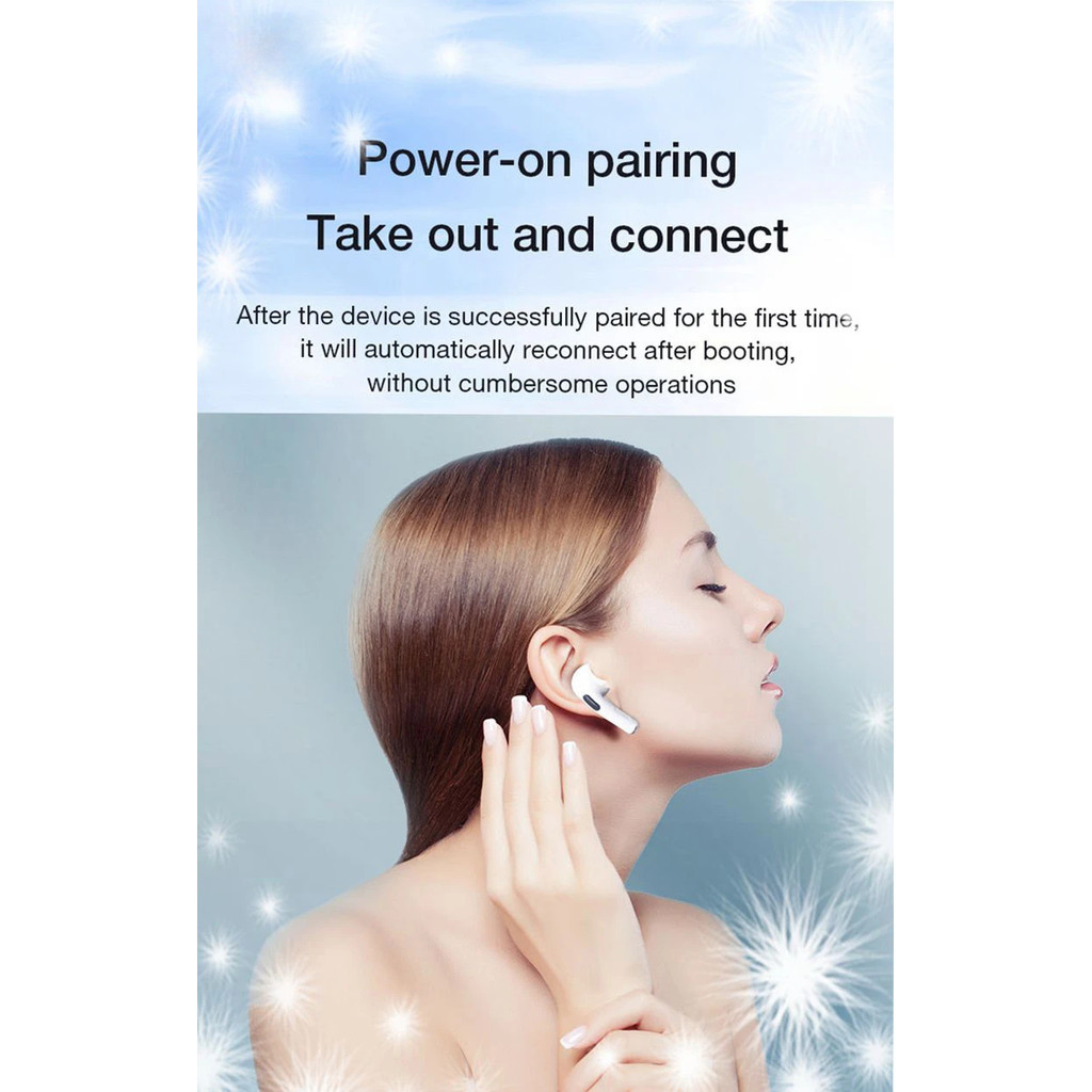 Tai nghe Bluetooth không dây nhét tai, mic tích hợp
