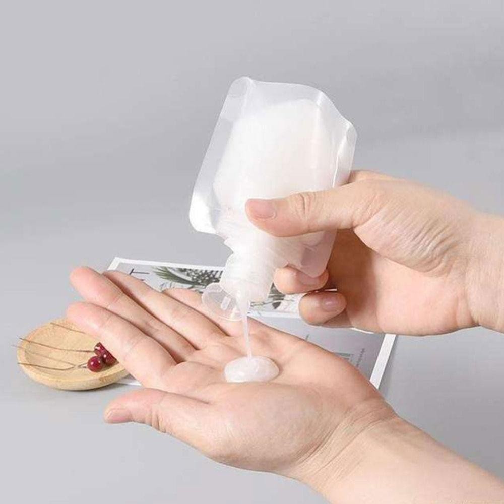 Túi đựng mỹ phẩm YMIFI, Túi đựng đồ du lịch trong suốt PET, Túi đóng gói nắp lật vòi phun