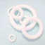 FANIELLAPOWELL 1 Vòng hoa thủ công DIY, dành cho đồ thủ công Giáng sinh Vòng xốp tròn, Polystyrene bền màu trắng 5 / 7 / 8 / 10 / 12 / 15 / 17 / 20cm Trang trí tiệc cưới