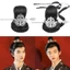 DELMER Phong Cách Cổ Đại Vương Miện Tóc, Phong Cách Hanfu Kẹp Tóc Hanfu Tóc Giả Dành Cho Nam, Phụ Kiện Tóc Cosplay Tóc Cổ Mũ Đạo Cụ Ảnh Tóc Giả Bun