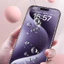 Viền kim cương túi khí, kính cường lực cạnh cho iPhone 17 Pro Max/16 Pro Max/14 Plus/13/12/11 Pro Max/XR/11, bảo vệ màn hình riêng tư HD