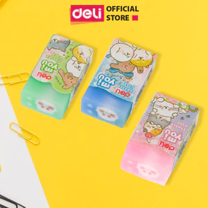 Gôm Tẩy Bút Chì 2B Deli Tẩy Sạch Sẽ Ít Vụn Không Mòn Giấy Phù Hợp Cho Học Sinh Trẻ Em Vẽ Tranh Phác Thảo
