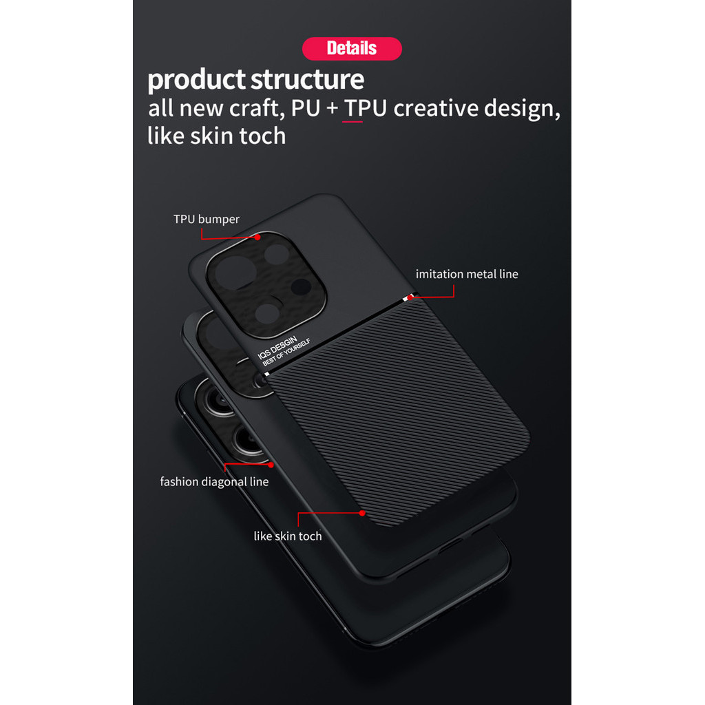 Dành Cho Xiaomi Poco M6 Pro 4G Da Họa Tiết Ốp điện thoại Silicon Mờ Chống Sốc