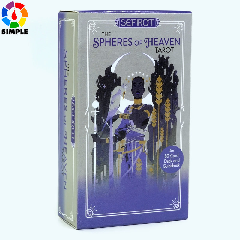 Tarot Heaven Wisdom – 78 Cartas Con Arte Angélico Y Cosmológico, Incluye Bolsa De Terciopelo