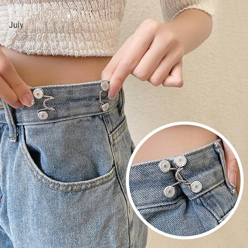 Bộ Trâm Cài Nữ JULYHOT Thắt Lưng Thổ Cẩm Cho Nữ Váy Quần Jean Có Thể Điều Chỉnh Eo Kẹp Kim Loại Chân Quần Áo Phụ Kiện Massivedeals