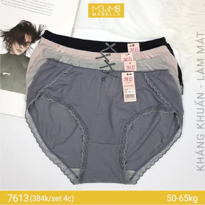 Quần lót nữ tàng hình kháng khuẩn MB Mabelle mã 7613 vì sức khỏe
