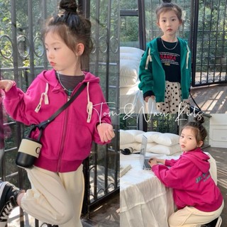 K9- Áo khoác hè bé gái (thun cotton da cá SG) mặc mát mùa hè cho bé gái bé trai size 9-40Kg