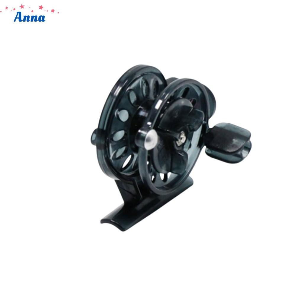 [Anna] Máy Câu Cá Cá Chép Fly Fishing Reel Ice Fishing Mini Nhựa Di Động Cuộn Cuộn Dây