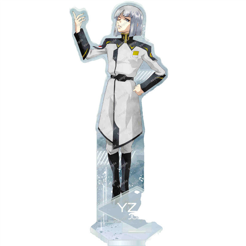 Sq2 Hot Mobile Suit Gundam SEED FREEDOM Chất liệu Acrylic Đăng ký Anime Hình Mô Hình Đồ Chơi Đứng Tấm Giá Đỡ