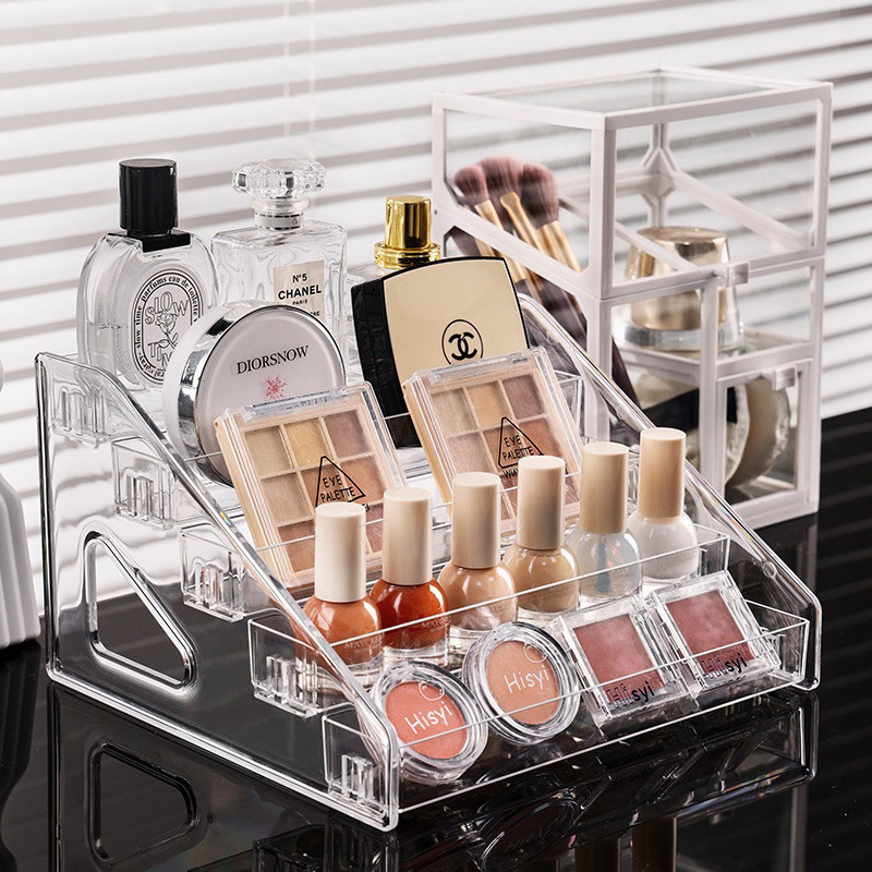 Kệ Nhiều Tầng Đựng Mĩ Phẩm Đồ Makeup Sơn Móng Tay Phấn Mắt 3/4/5/6/7 tầng Trang Điểm Gọn Gàng Decor