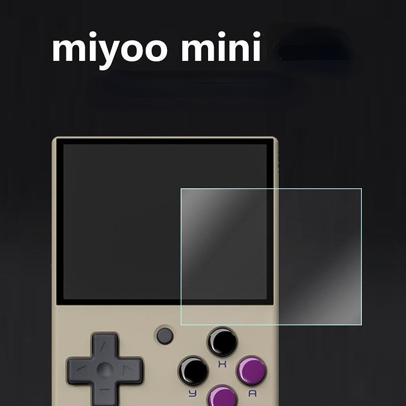 Dành Cho Miyoo Mini Chống Xanh Kính Cường Lực Bảo Vệ Màn Hình Cho Miyomini 2.8 inch Full Cover 9H Phim Bảo Vệ Trong Suốt