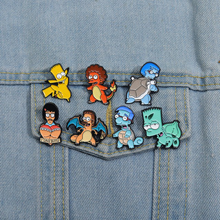 100 Phong Cách Anime Mới Ngoại Vi Men Trâm Cài, Học Viện Ma Thuật Simpsons Ba Lô Huy Hiệu, Phim Và Truyền Hình Phim Truyền Hình Huy Hiệu Kim Loại, Phụ Kiện Quà Tặng