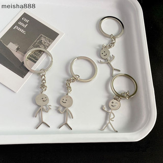 Meisha888 Interesg Phù Hợp Với Mọi Người Hơn Trái Tim Ngón Tay Giữa Cặp Đôi Móc Khóa Ins Cá Tính Dễ Thương Ngộ nghĩnh Sinh Viên Túi Mặt Dây Chuyền