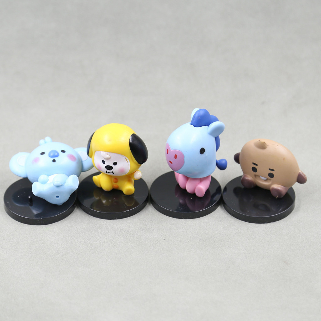 PS1 7 Chiếc BTS BT21 Nhân Vật Hoạt Hình Quà Tặng Cho Bé Gái TATA MANG KOYA RJ COOKY SHOOKY CHIMMY Đồ Chơi Mô Hình Dành Cho Trẻ Em