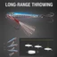 7g / 10g / 15g / 20g / 25g / 30g Jigging Nhanh Chìm Đúc Mồi 5 Màu Laser Kim Loại Jig Mồi 1 Chiếc Flat Jig Với Móc Treble Hỗ Trợ