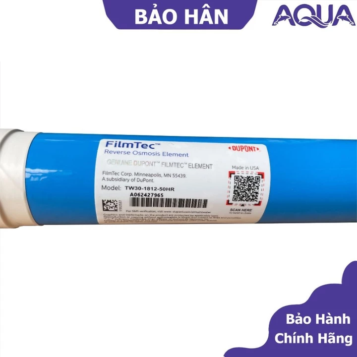 Lõi lọc nước RO Dow Filmtec, Dupont Filmtec - Lõi số 4 máy lọc nước - Dùng cho tất cả máy lọc RO - Hàng loại 2 – 3