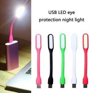 MOON USB 5V Đầu Vào Đèn LED Di Động Chăm Sóc Mắt Mini Đèn Ngủ Tích Hợp 6 Hạt