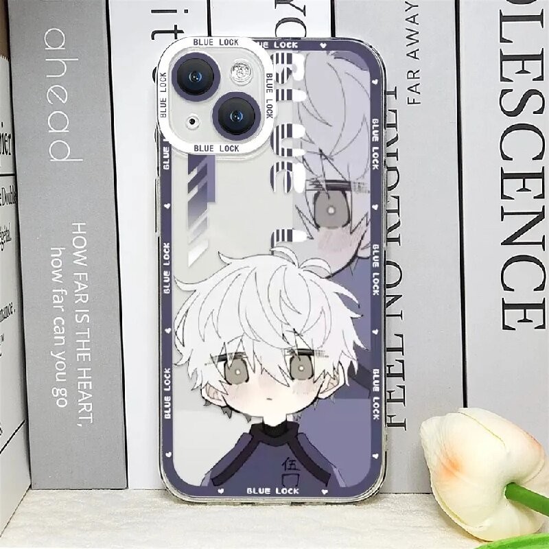 Ốp Điện Thoại Di Động Cho Iphone 16 Pro Max 11 12 13 14 15 Pro Max 6 6S 7 8 Plus X XS XR SE 2 3 Ốp Lưng Anime Blue Lock Isagi Yoichi Nagi Seishiro Bachira Meguru Dễ Thương