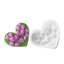 Khuôn giữ silicon hình hạt đậu để trang trí nhà cửa bằng thạch cao hoa tulip