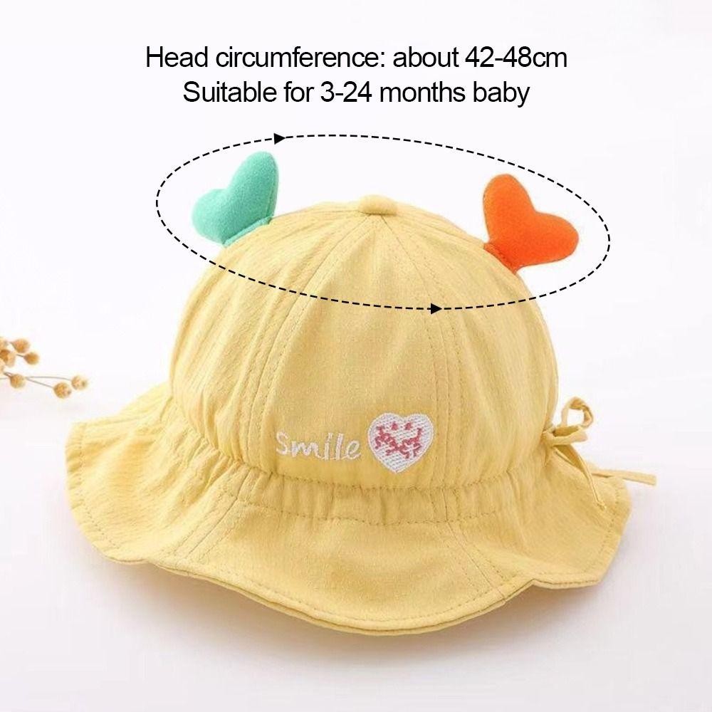 Mũ ngư dân trẻ em EDIWANY, Mũ xô hoạt hình bằng vải Cotton, Mũ mềm chống tia cực tím cho trẻ em bé trai bé gái