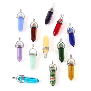 Bán chạy mặt Vòng cổ viên đạn cột lục giác Vòng cổ kính tráng men bán chạy B0001