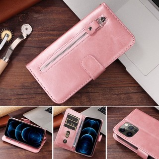 Ốp Ví Dây Kéo Mới Vivo Y21 Y21s Y21t Y21g Y21a Y33s Y76 Y76s Y15a Y15s V21e Y73 Y71t V21 Y10 Y01 Y55 Y75 T1 Y72 Y52 Y53s Y55s Bao Da Từ Tính Bảo Vệ Điện Thoại
