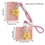 Tay áo thẻ TUYỆT VỜI, Hộp đựng thẻ ảnh bằng nhựa, có móc khóa DIY Star Mặt dây chuyền lưu trữ thẻ ID