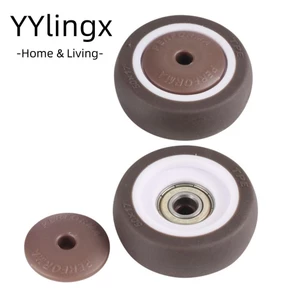 YYlingx Bánh cao su, Bánh xe đẩy cao su TPR, Bộ phận bánh xe vali thay thế tắt tiếng Con lăn cao su