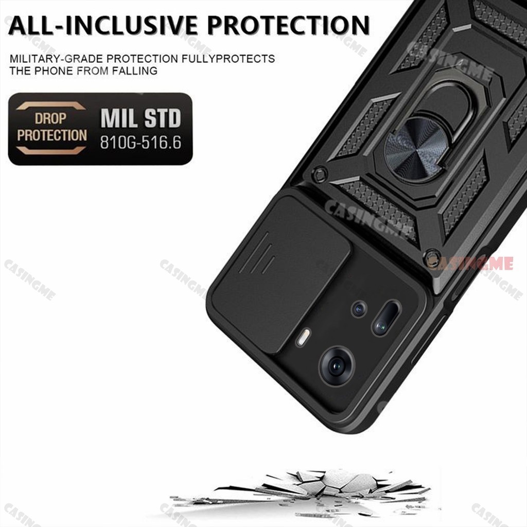 Oppo Reno 11 11Pro 5G Vỏ giáp chống sốc cho Oppo Reno 11 Reno11Pro Reno11 Pro 5G 4G Giá đỡ vòng từ tính trên ô tô Đẩy kéo Bảo vệ Camera Vỏ điện thoại Vỏ Camera Ốp lưng