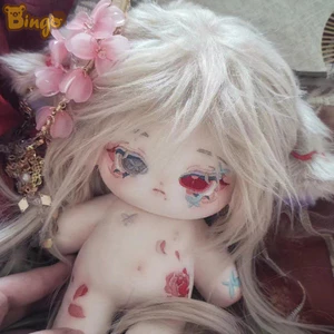 【Bingo】Búp bê bông, búp bê nhồi bông 20cm/30cm, ngầu và đẹp trai, búp bê hình người có đuôi [bạn có thể chọn quần áo chỉ định] đồ chơi hóa trang, quà tặng cho bé gái（0132）
