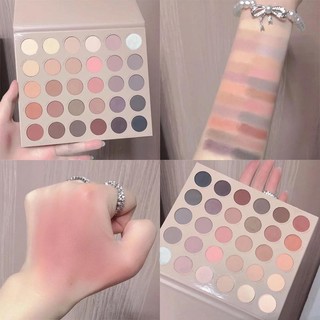 Bảng phấn mắt 30 màu MGL tone màu dễ sử dụng, phấn lì mịn có nhũ lâu trôi MGL 30-color matte eyeshadow palette